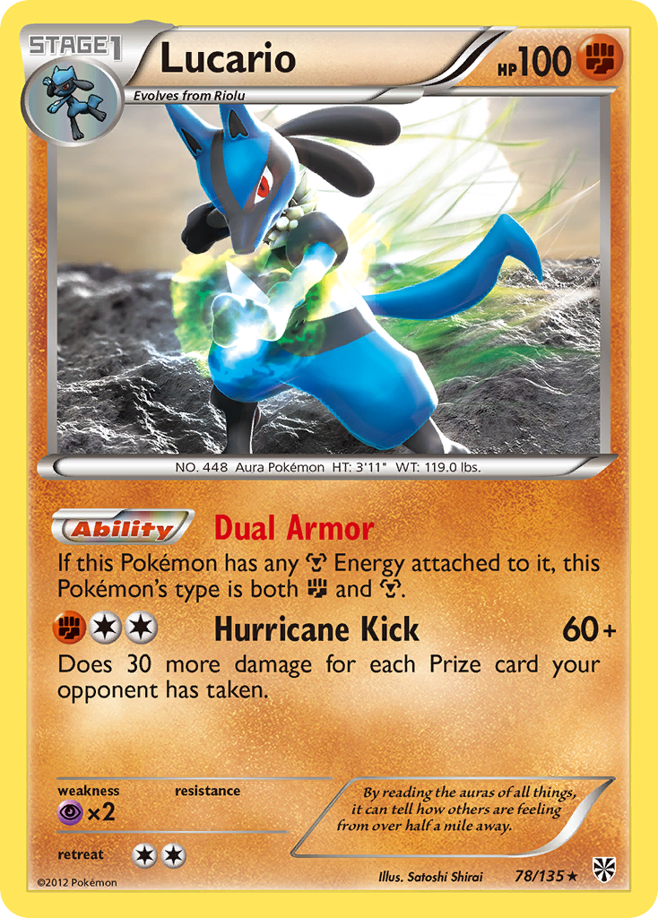 Lucario (78) [Plasma Storm] Reverse Holofoil - Deck Out Gaming