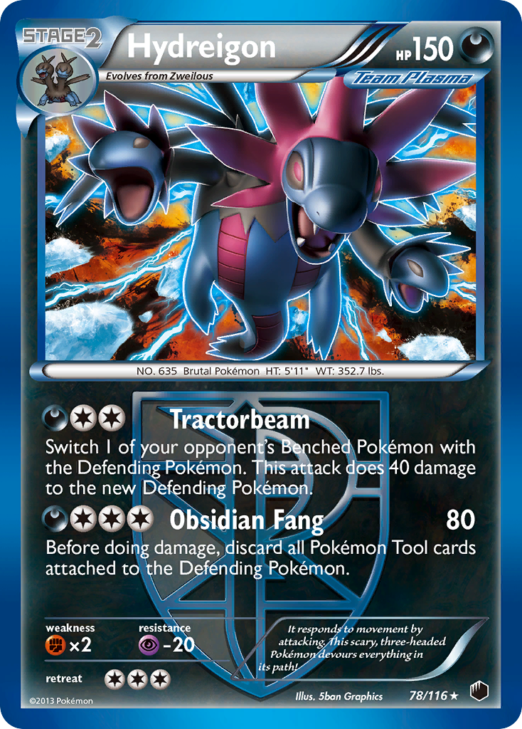 Hydreigon (Team Plasma) (78) [Plasma Freeze] - Deck Out Gaming