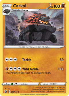 Carkol [SWSH05: Battle Styles] Reverse Holofoil - Deck Out Gaming