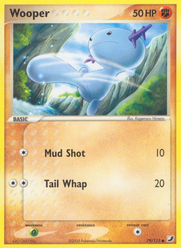 Wooper (79) [Unseen Forces] Reverse Holofoil - Deck Out Gaming