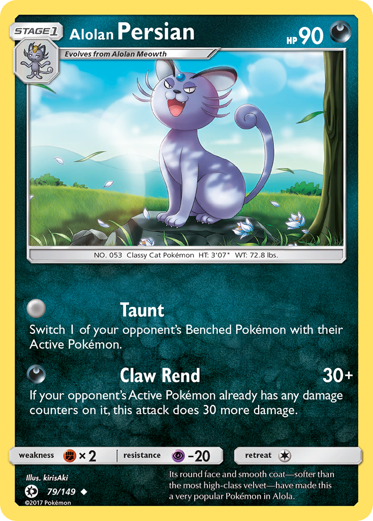 Alolan Persian (79) [SM Base Set] - Deck Out Gaming