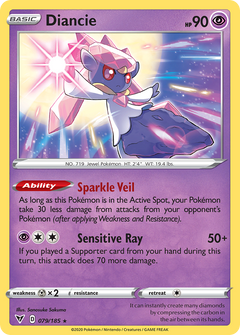 Diancie [SWSH04: Vivid Voltage] Reverse Holofoil - Deck Out Gaming