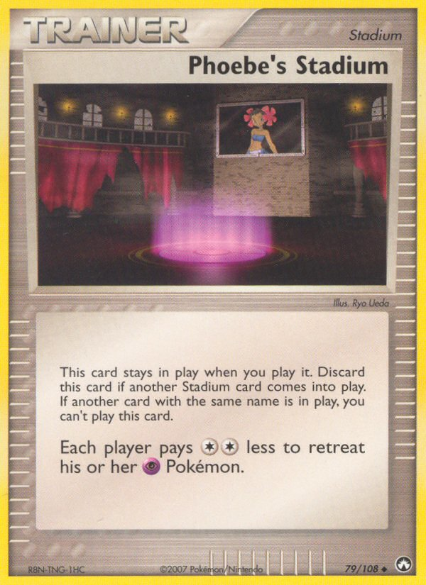 Phoebe's Stadium (79) [Power Keepers] Reverse Holofoil - Deck Out Gaming