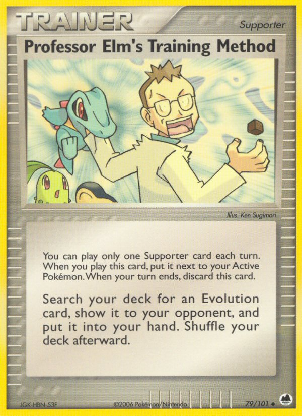 Professor Elm's Training Method (79) [Dragon Frontiers] Reverse Holofoil - Deck Out Gaming