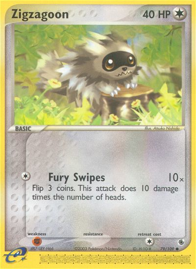 Zigzagoon (79) [Ruby and Sapphire] Reverse Holofoil