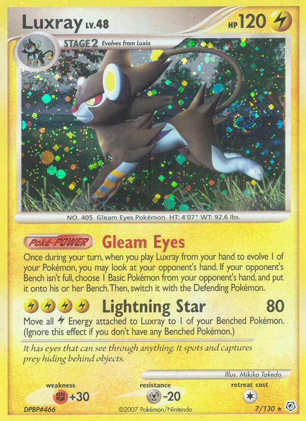 Luxray (7) [Diamond and Pearl] Reverse Holofoil - Deck Out Gaming