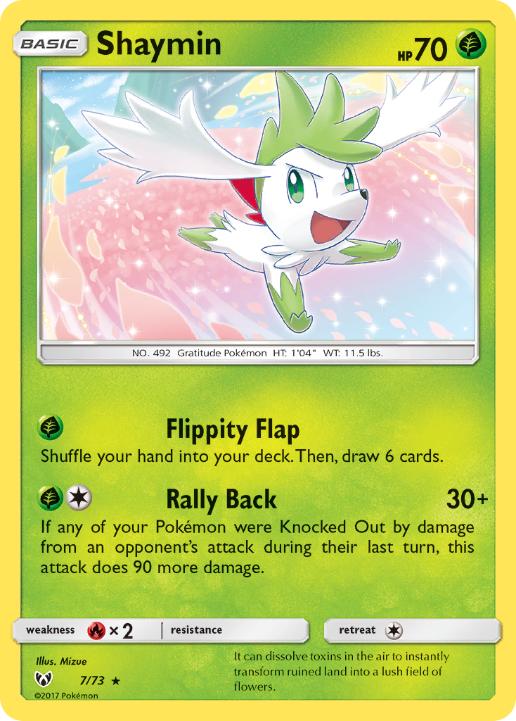 Shaymin (7/73) [Sun & Moon: Shining Legends] - Deck Out Gaming