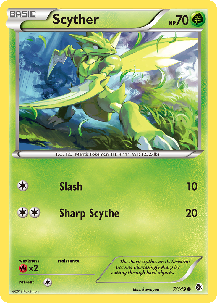 Scyther (7) [Boundaries Crossed] - Deck Out Gaming