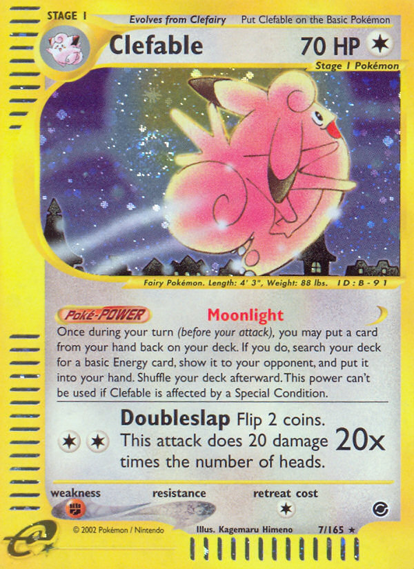 Clefable (7) (7) [Expedition] Reverse Holofoil