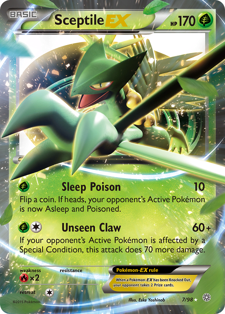 Sceptile EX (7) [XY - Ancient Origins] - Deck Out Gaming