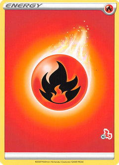Fire Energy (Cinderace Stamp #10) [Battle Academy 2022] - Deck Out Gaming