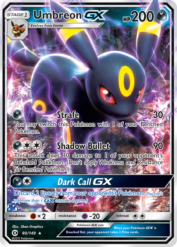 Umbreon GX (80) [SM Base Set] - Deck Out Gaming