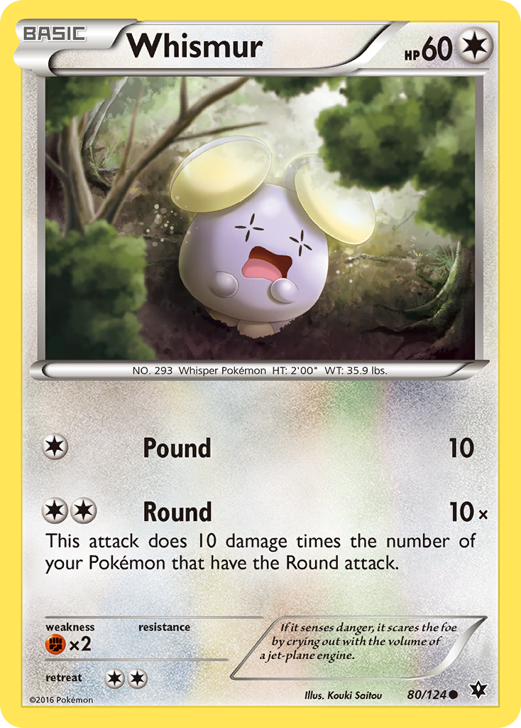 Whismur (80) [XY - Fates Collide] Reverse Holofoil - Deck Out Gaming