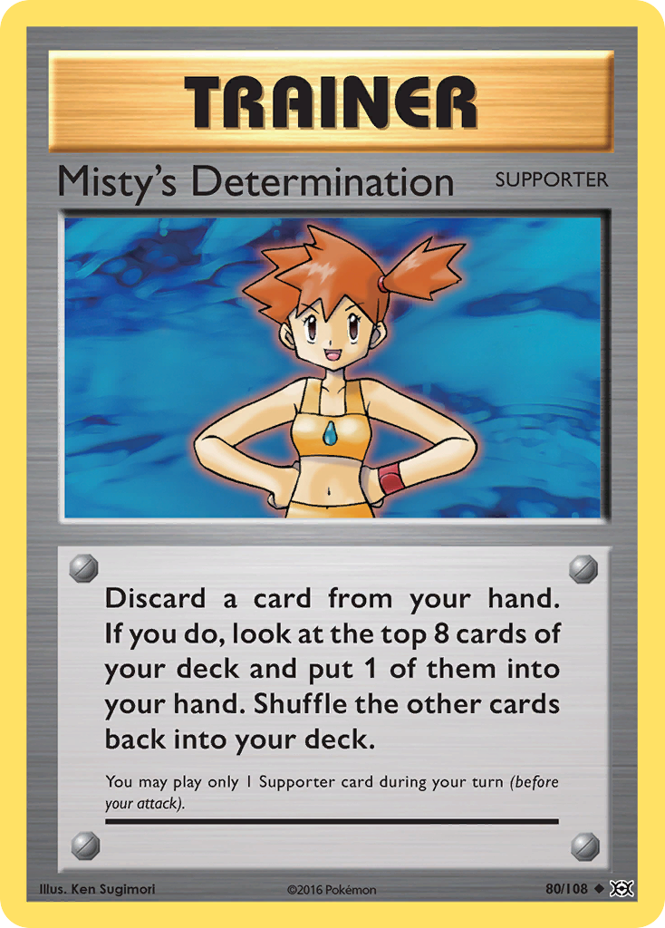 Misty's Determination (80) [XY - Evolutions]