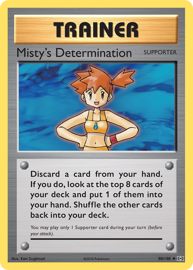 Misty's Determination (80) [XY - Evolutions] - Deck Out Gaming