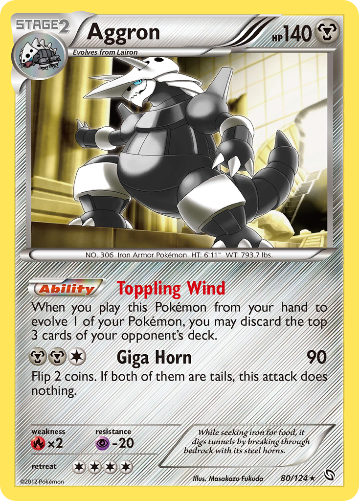 Aggron (80) [Dragons Exalted] Reverse Holofoil - Deck Out Gaming