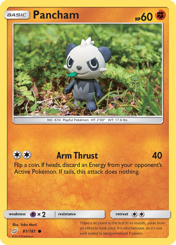 Pancham (81/181) [Sun & Moon: Team Up] Reverse Holofoil - Deck Out Gaming