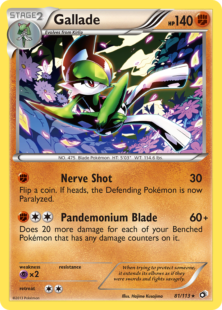 Gallade (81) [Legendary Treasures] - Deck Out Gaming