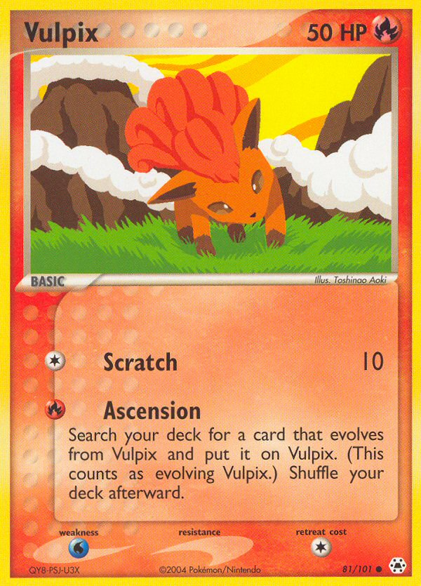 Vulpix (81) [Hidden Legends] Reverse Holofoil - Deck Out Gaming