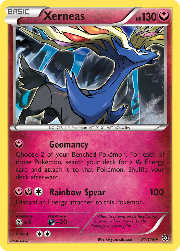 Xerneas (81) [XY - Steam Siege] Reverse Holofoil - Deck Out Gaming