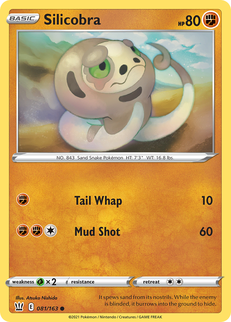 Silicobra [SWSH05: Battle Styles] Reverse Holofoil - Deck Out Gaming