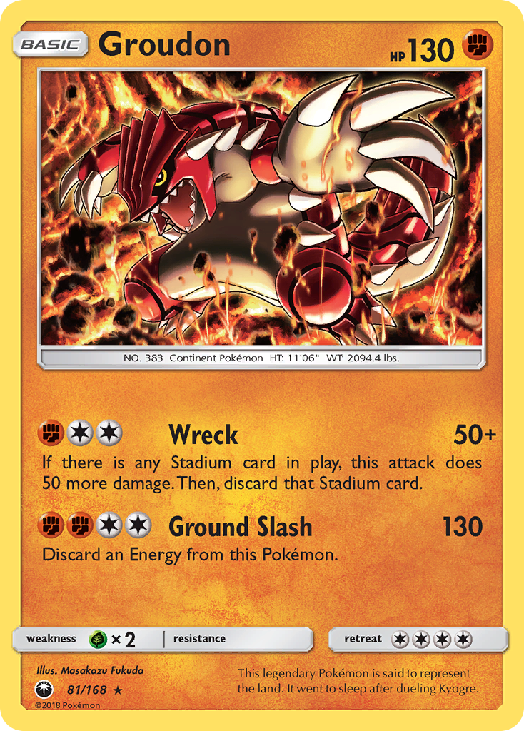 Groudon (81) [SM - Celestial Storm] Reverse Holofoil - Deck Out Gaming