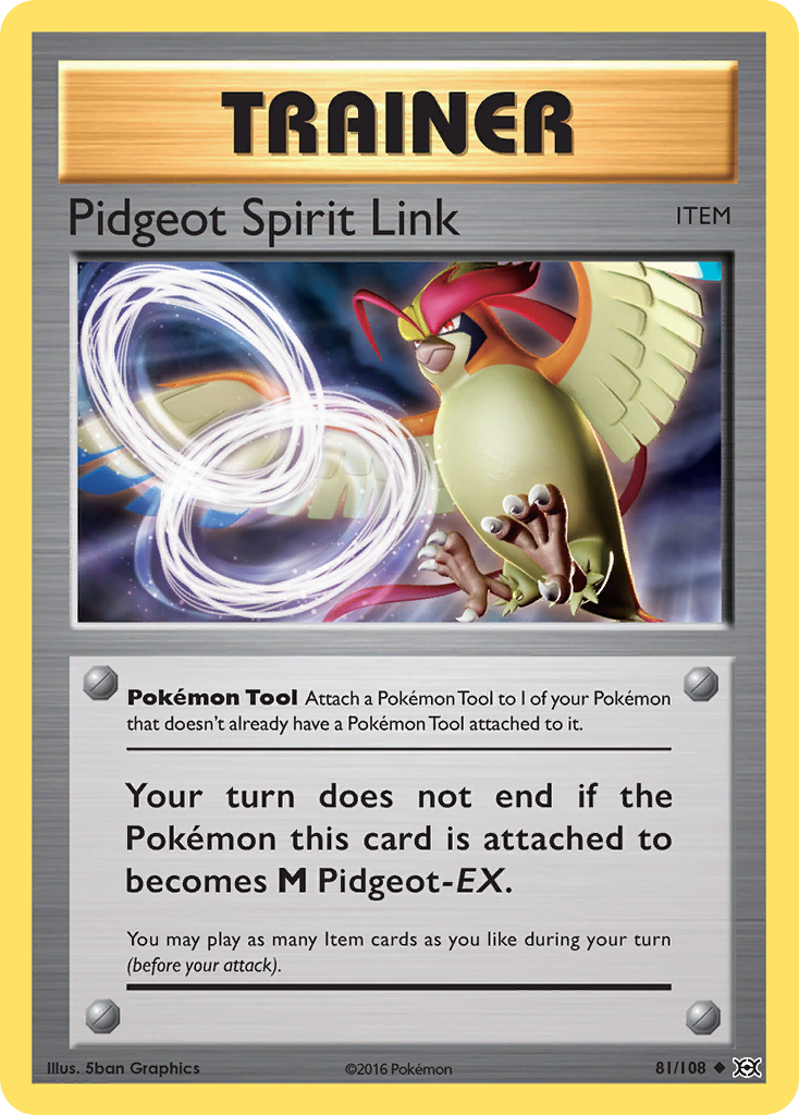 Pidgeot Spirit Link (81) [XY - Evolutions] - Deck Out Gaming