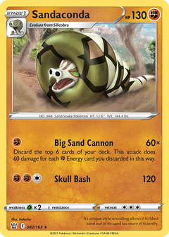 Sandaconda [SWSH05: Battle Styles] Reverse Holofoil - Deck Out Gaming