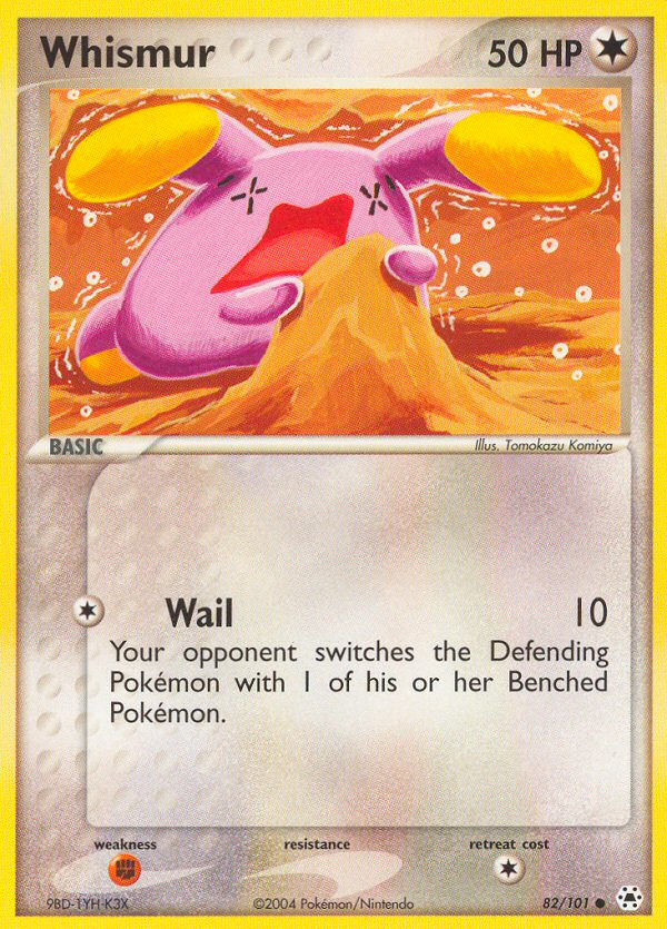 Whismur (82) [Hidden Legends] Reverse Holofoil - Deck Out Gaming