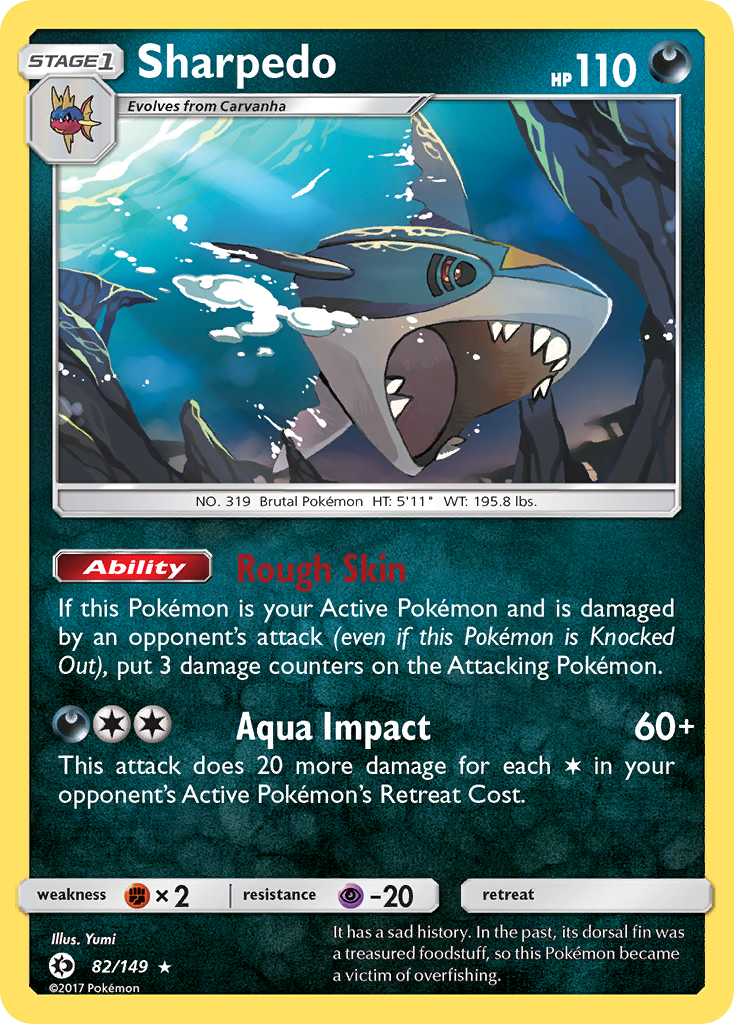 Sharpedo (82) [SM Base Set] - Deck Out Gaming