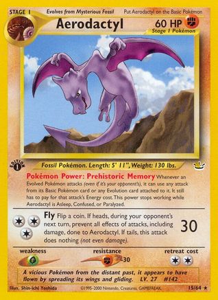 Aerodactyl (15) [Neo Revelation] 1st Edition - Deck Out Gaming