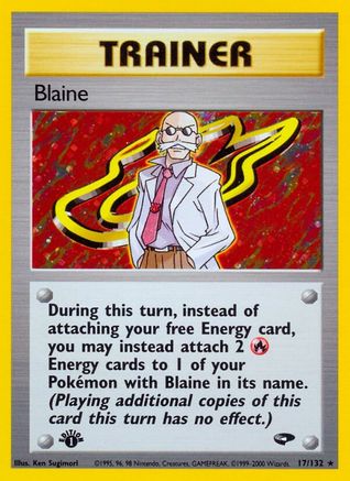 Blaine (17) [Gym Challenge] 1st Edition Holofoil - Deck Out Gaming