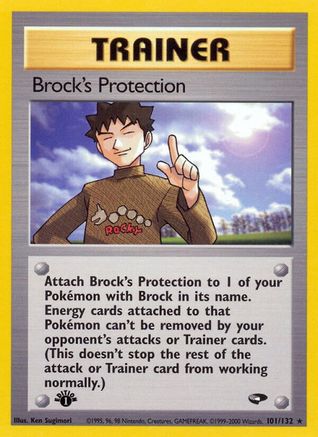 Brock's Protection (101) [Gym Challenge] 1st Edition