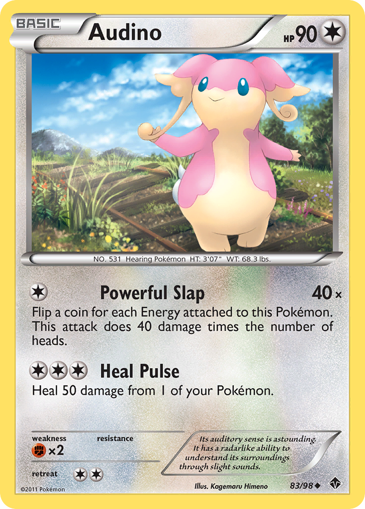 Audino (83) [Emerging Powers] Reverse Holofoil - Deck Out Gaming