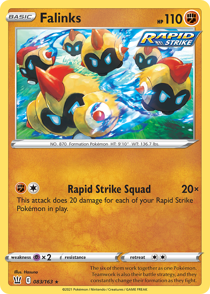 Falinks [SWSH05: Battle Styles] Reverse Holofoil - Deck Out Gaming
