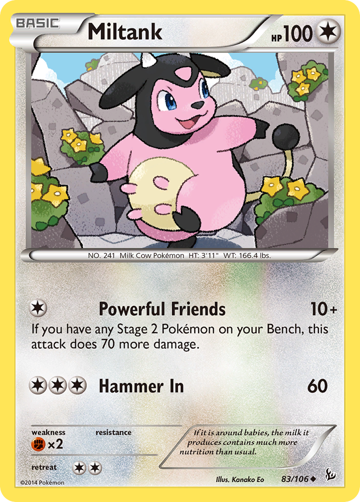 Miltank (83) [XY - Flashfire] - Deck Out Gaming