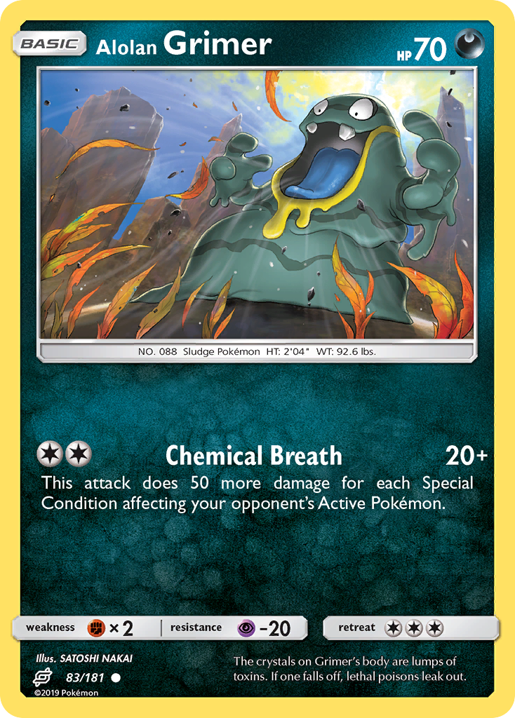 Alolan Grimer (83/181) [Sun & Moon: Team Up] Reverse Holofoil - Deck Out Gaming