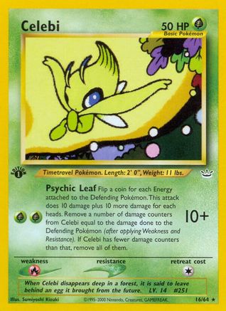 Celebi (16) [Neo Revelation] 1st Edition - Deck Out Gaming