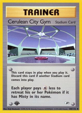 Cerulean City Gym (108) [Gym Heroes] 1st Edition
