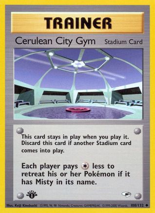 Cerulean City Gym (108) [Gym Heroes] 1st Edition - Deck Out Gaming