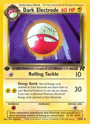 Dark Electrode (34) [Team Rocket] Unlimited - Deck Out Gaming