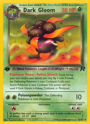 Dark Gloom (36) [Team Rocket] 1st Edition - Deck Out Gaming