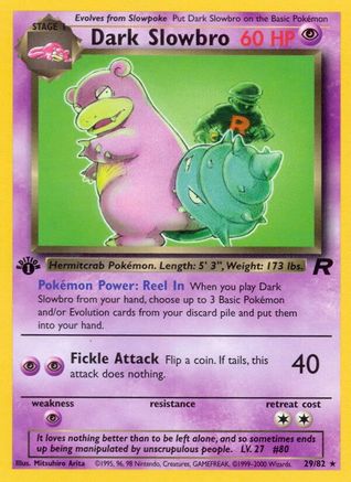 Dark Slowbro (29) [Team Rocket] 1st Edition - Deck Out Gaming