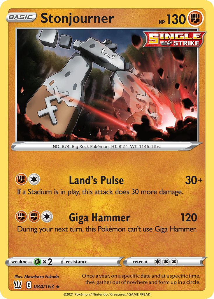Stonjourner [SWSH05: Battle Styles] Reverse Holofoil - Deck Out Gaming