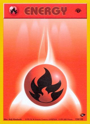 Fire Energy (128) [Gym Challenge] 1st Edition - Deck Out Gaming