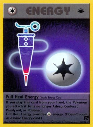 Full Heal Energy (81) [Team Rocket] 1st Edition