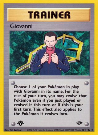 Giovanni (104) [Gym Challenge] 1st Edition