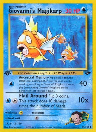 Giovanni's Magikarp (73) [Gym Challenge] 1st Edition - Deck Out Gaming