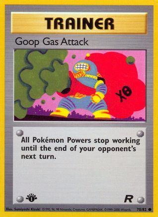 Goop Gas Attack (78) [Team Rocket] 1st Edition