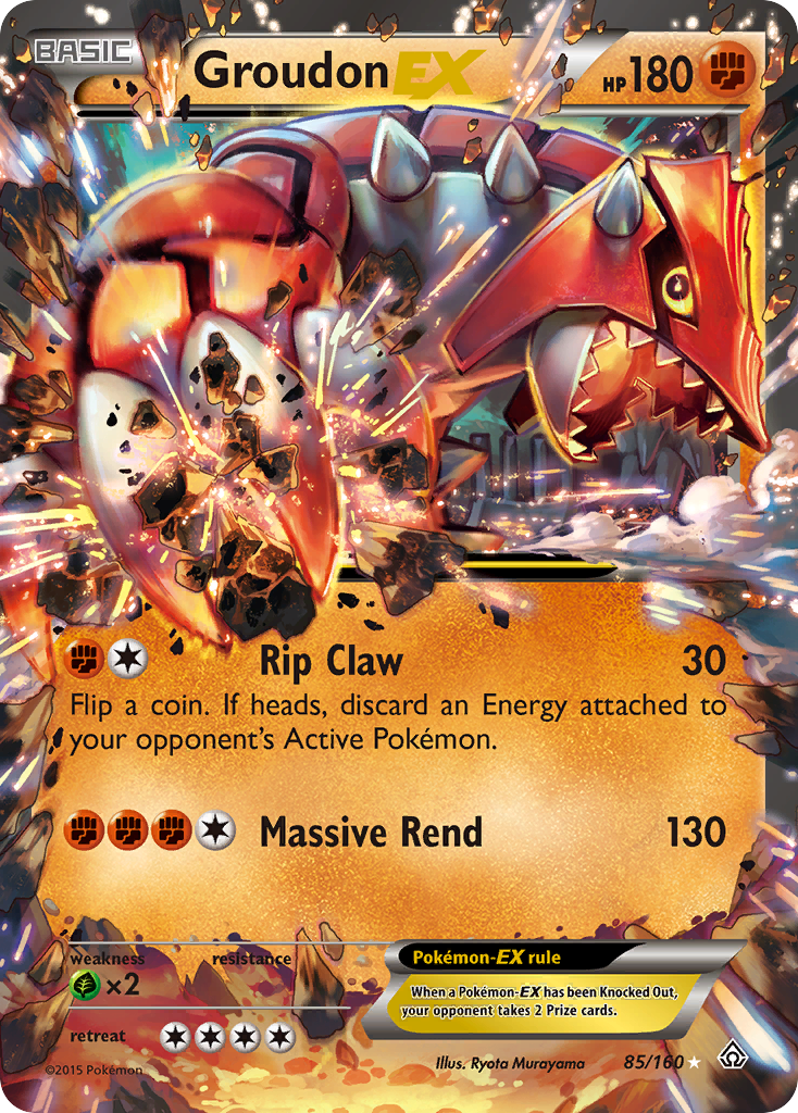 Groudon EX (85) [XY - Primal Clash] - Deck Out Gaming